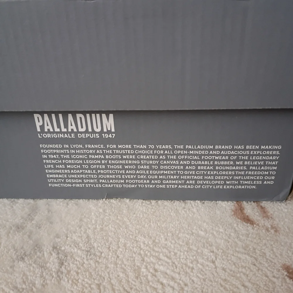 Palladium Black and White Platform Sneakers Women's Size 6
